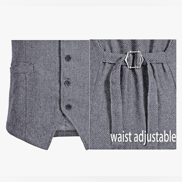 Men’s 1920’s Costume- 7 piece set - Picture 6 of 8